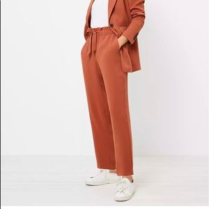 The loft rust orange dress pants